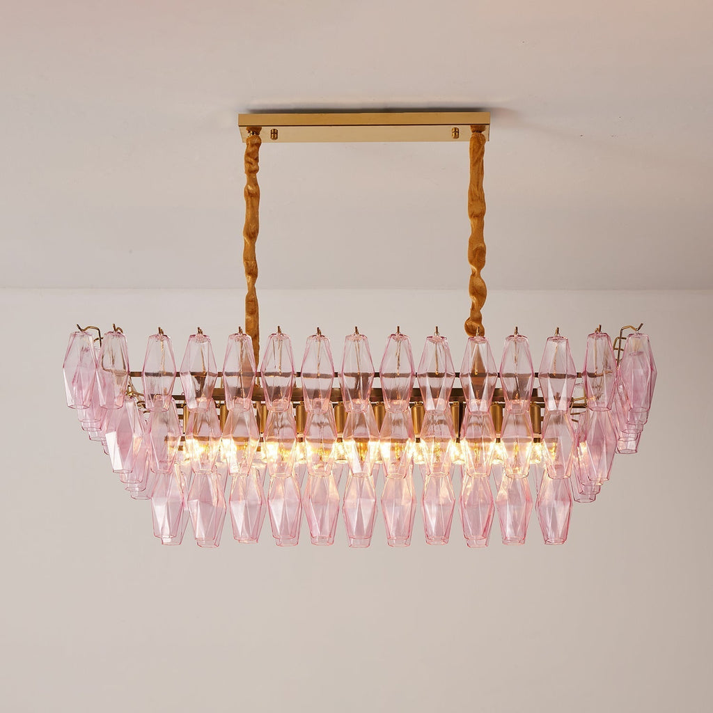 Roselia Prism Glass Chandelier