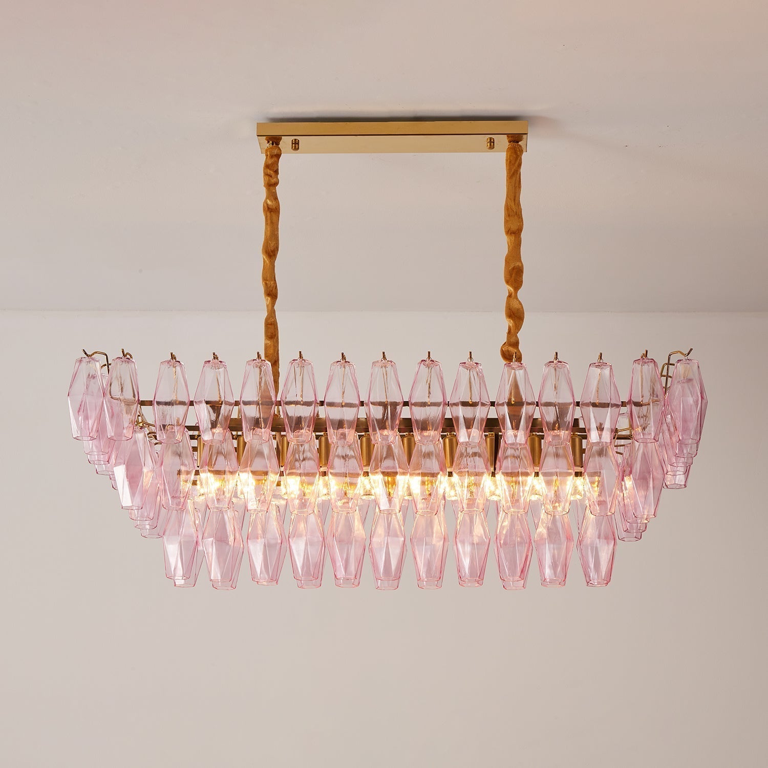 Roselia Prism Glass Chandelier