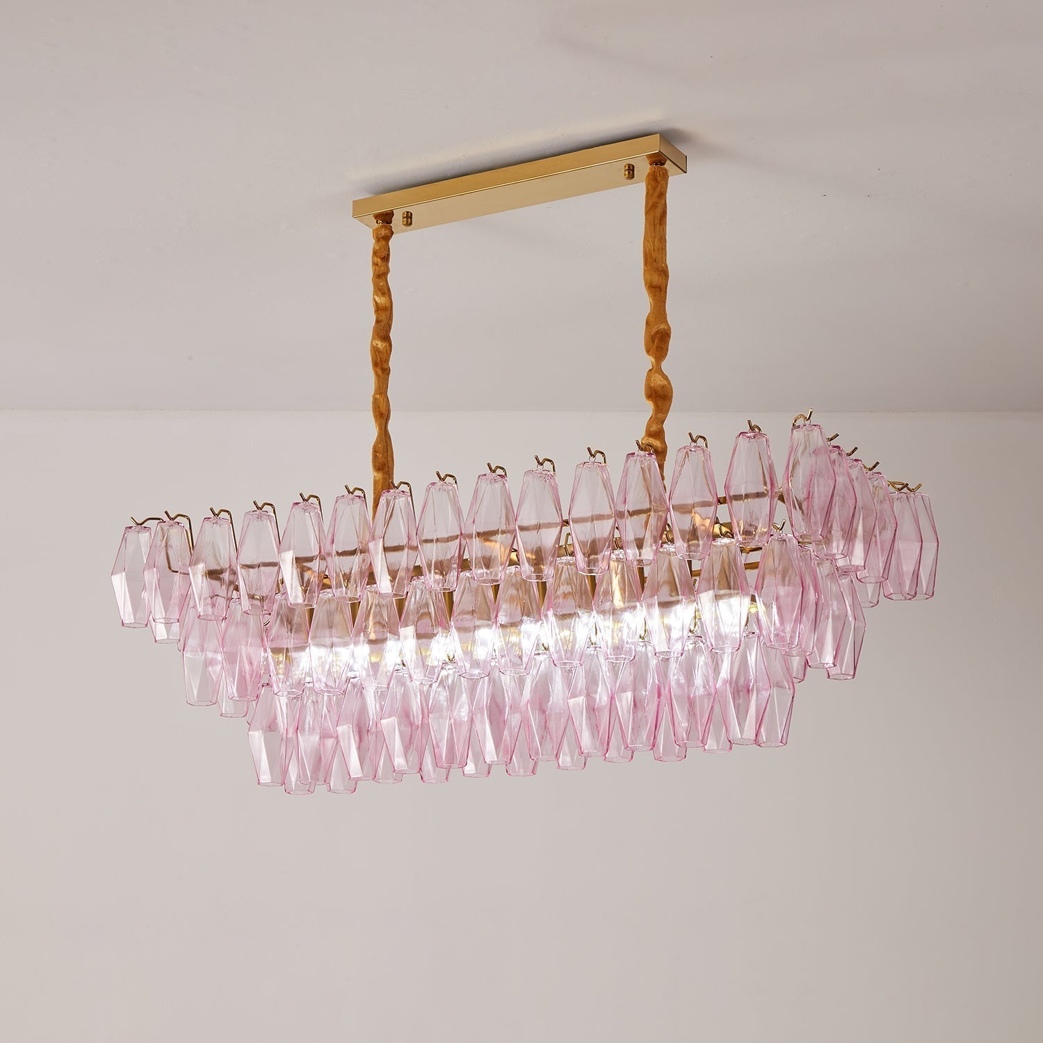 Roselia Prism Glass Chandelier