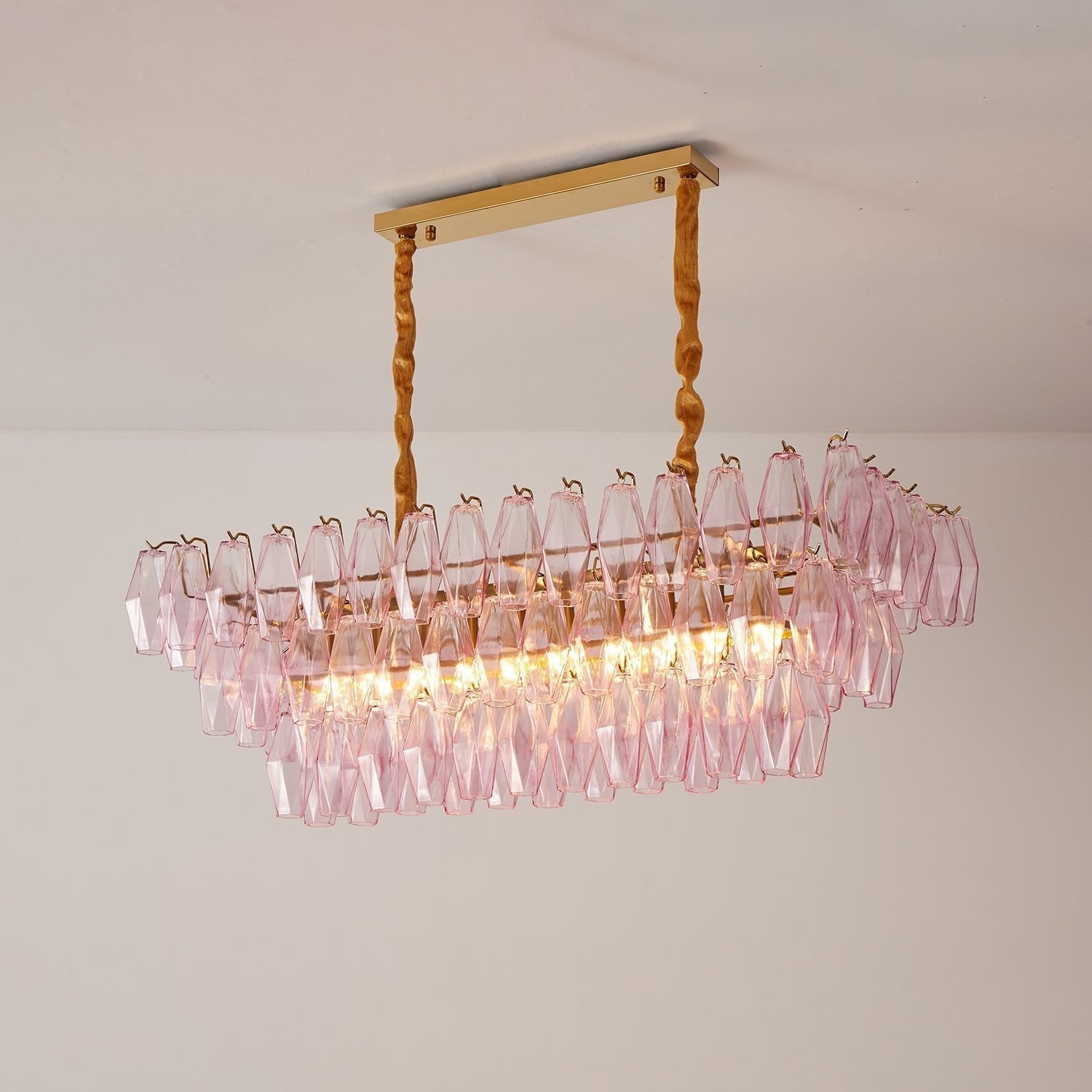 Roselia Prism Glass Chandelier