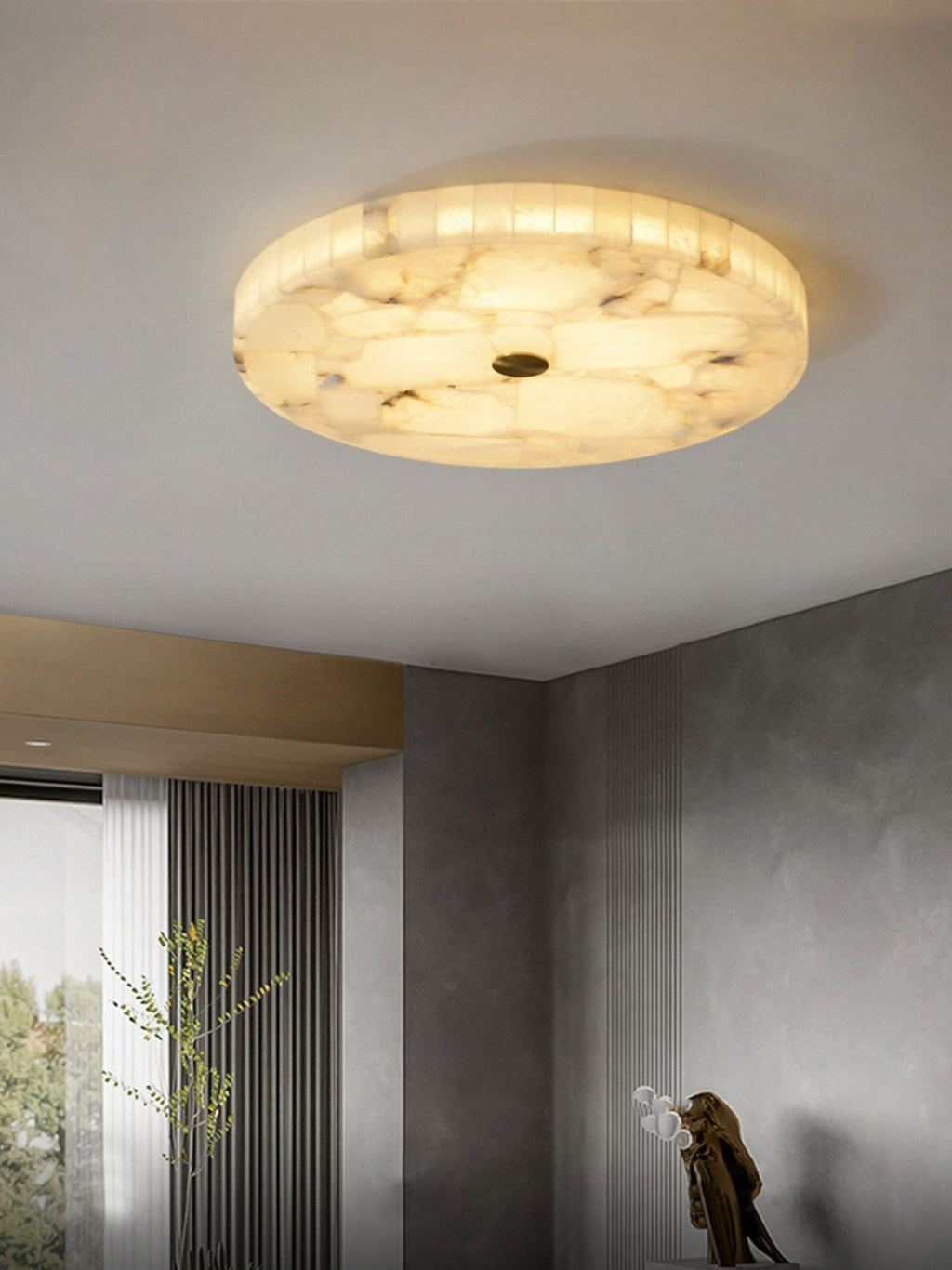 Aureline Alabaster Mosaic Ceiling Light