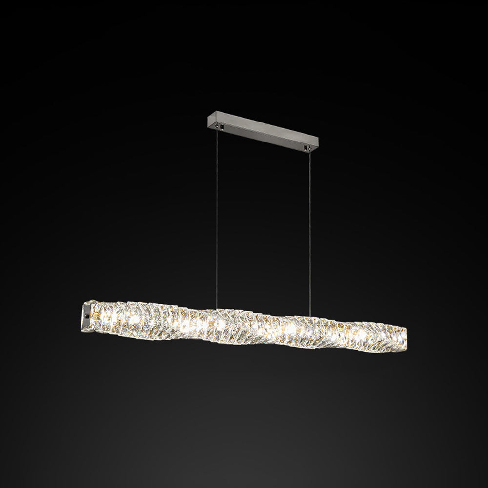 Crystal Radiance Pendant Light Stainless Steel