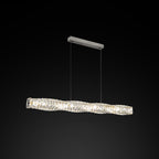 Crystal Radiance Pendant Light Stainless Steel