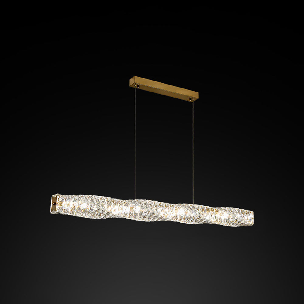 Crystal Radiance Pendant Light Stainless Steel