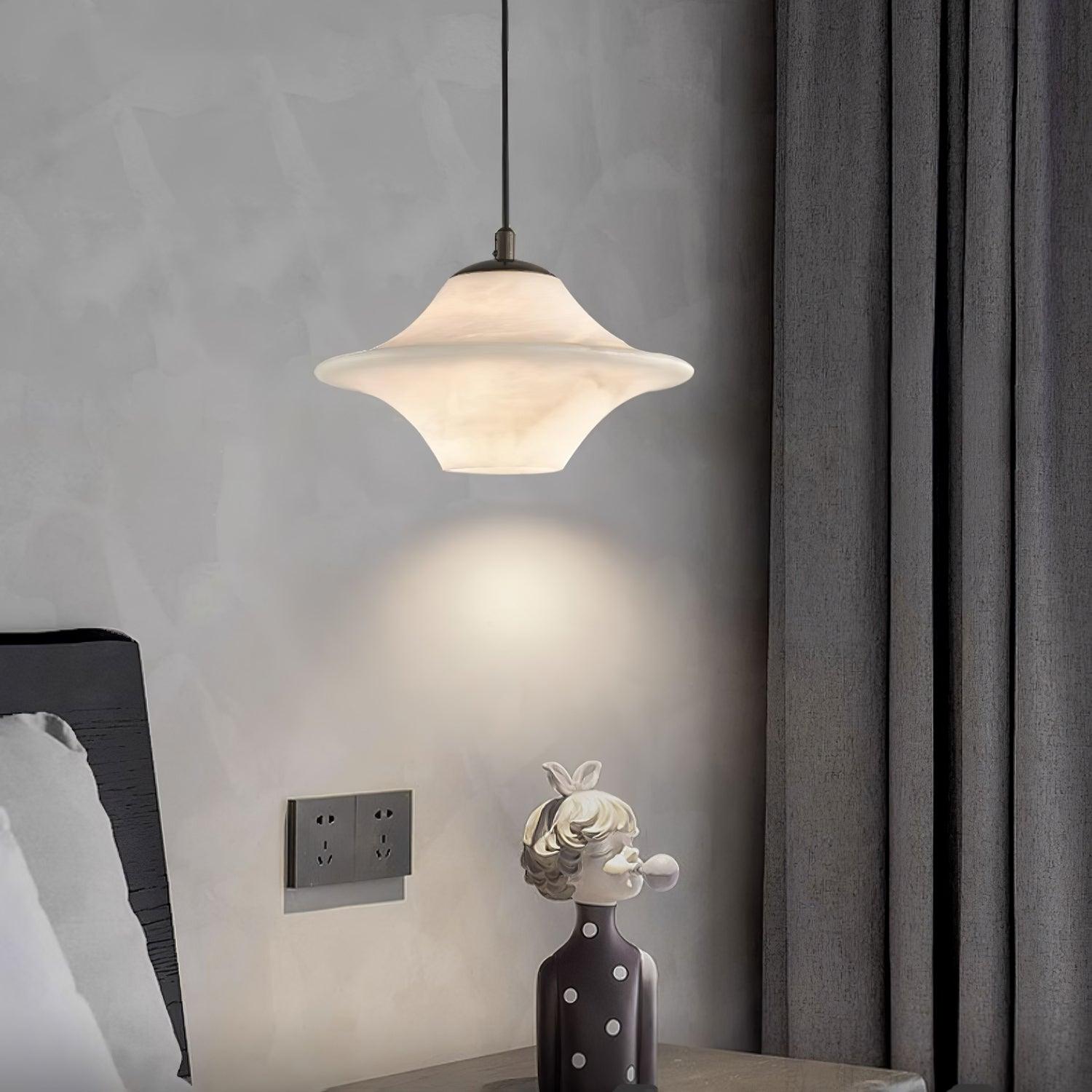 Elvina Alabaster Glow Pendant