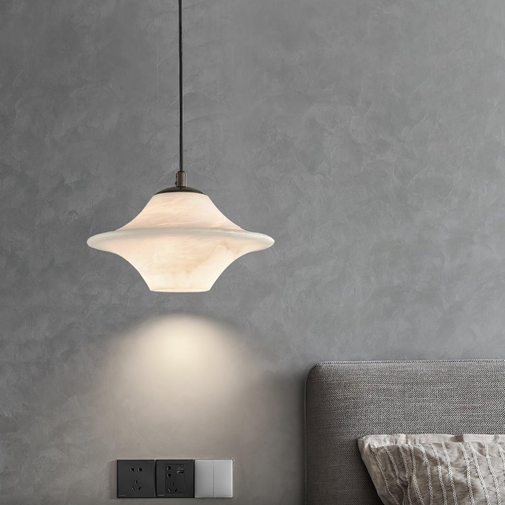 Elvina Alabaster Glow Pendant