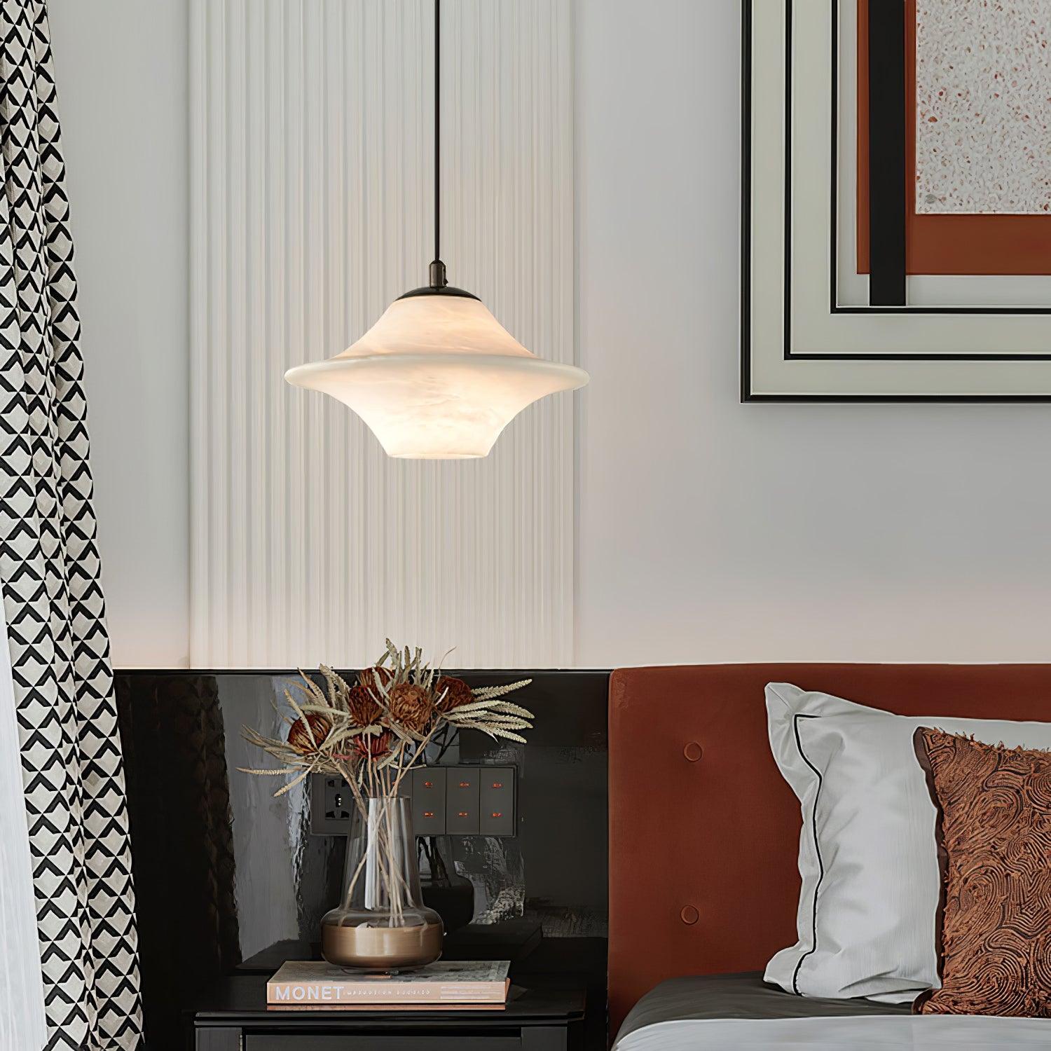 Elvina Alabaster Glow Pendant