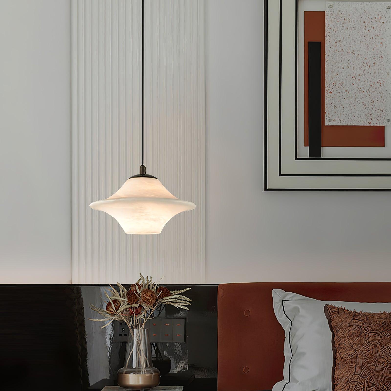 Elvina Alabaster Glow Pendant