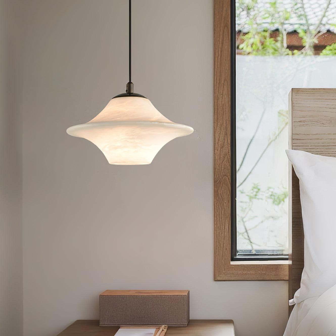 Elvina Alabaster Glow Pendant