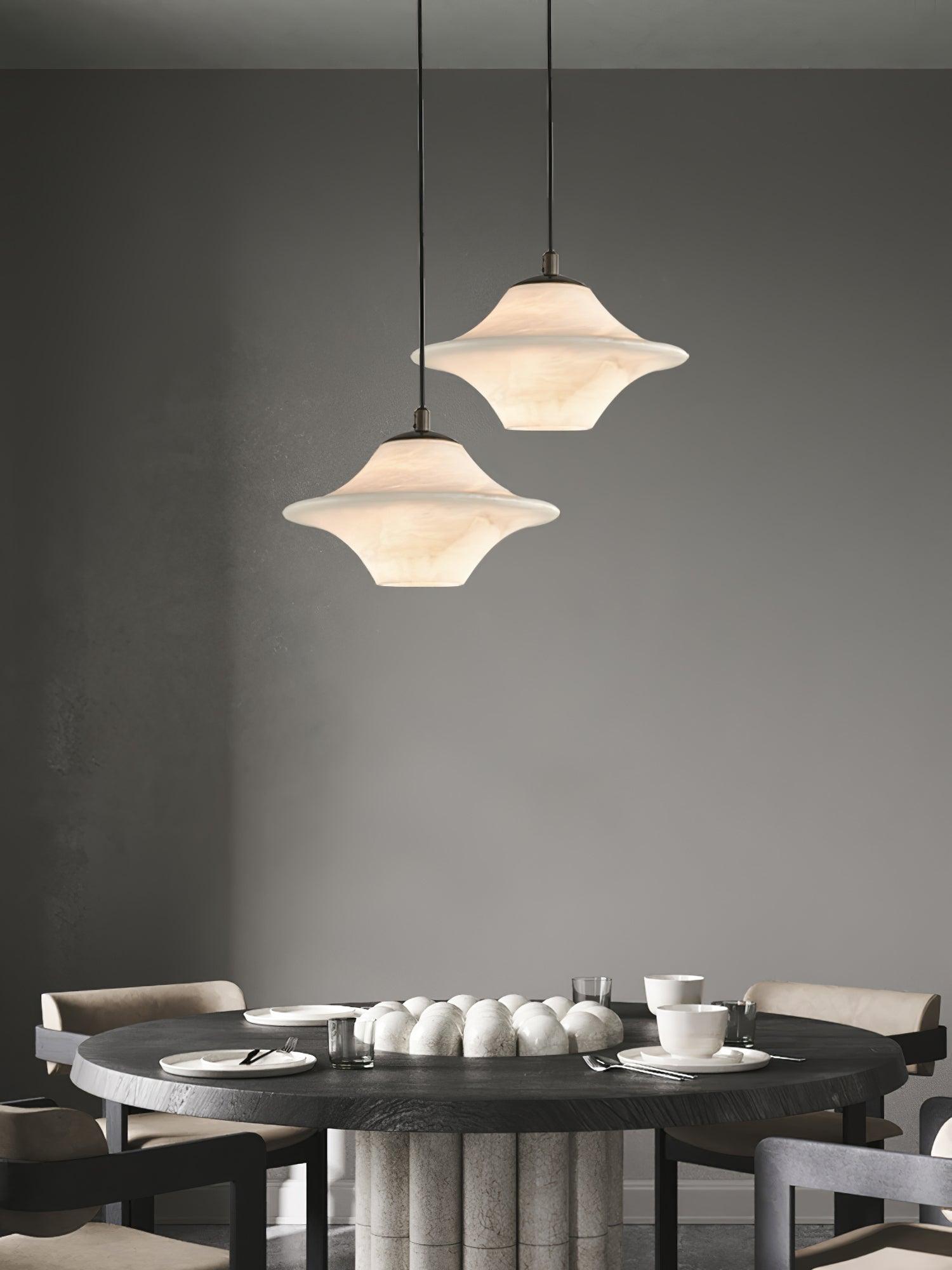 Elvina Alabaster Glow Pendant