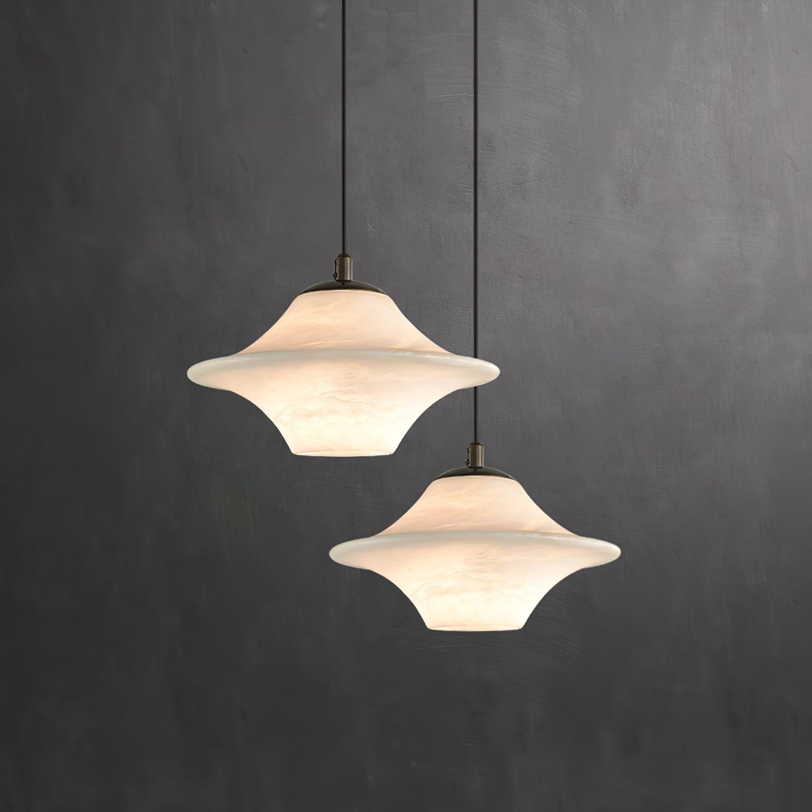 Elvina Alabaster Glow Pendant