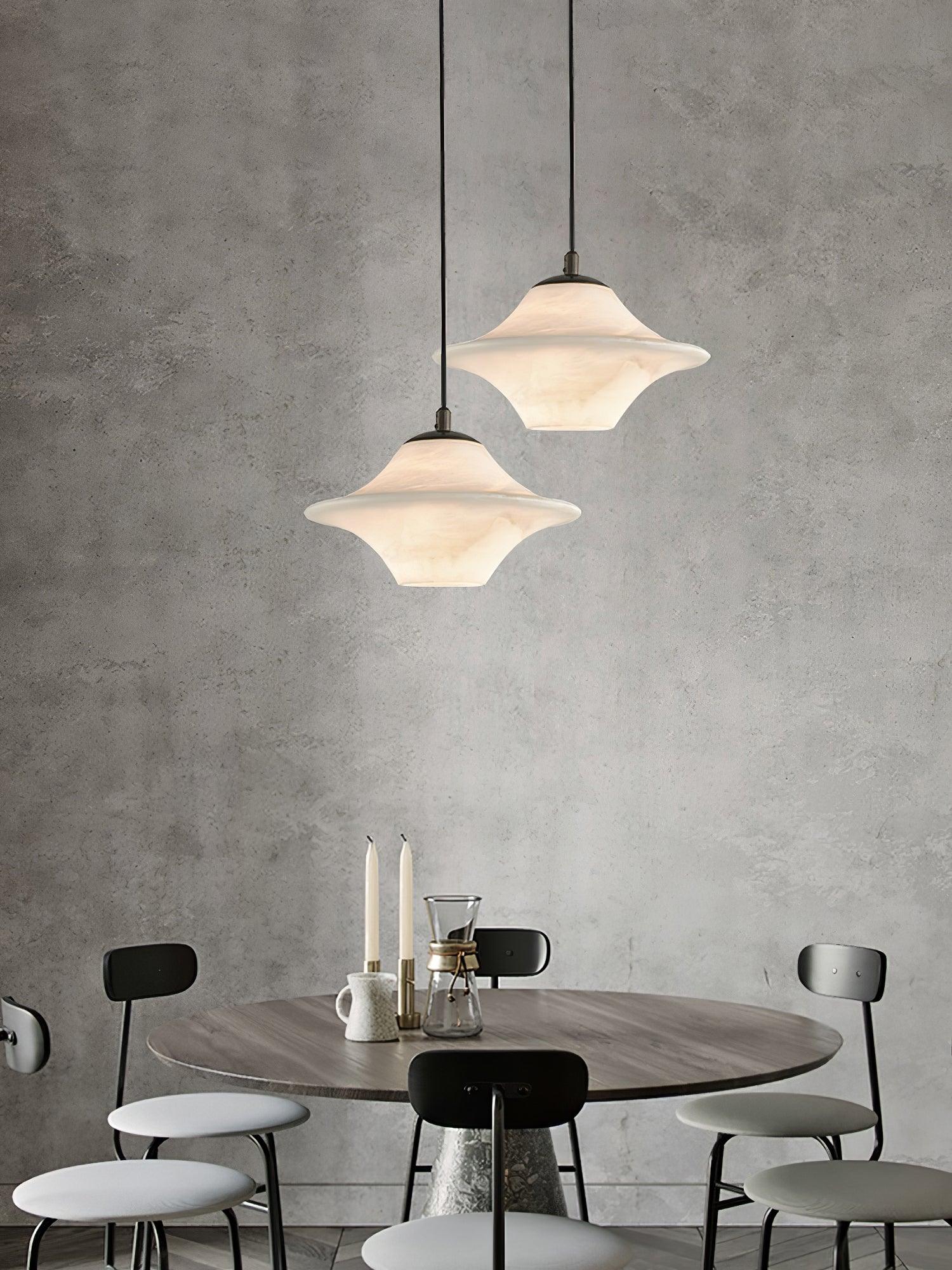 Elvina Alabaster Glow Pendant