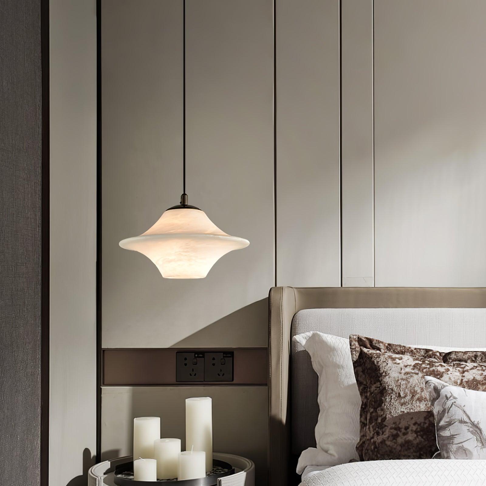 Elvina Alabaster Glow Pendant