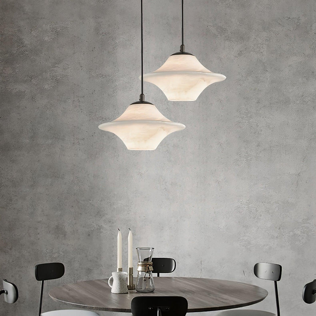 Elvina Alabaster Glow Pendant