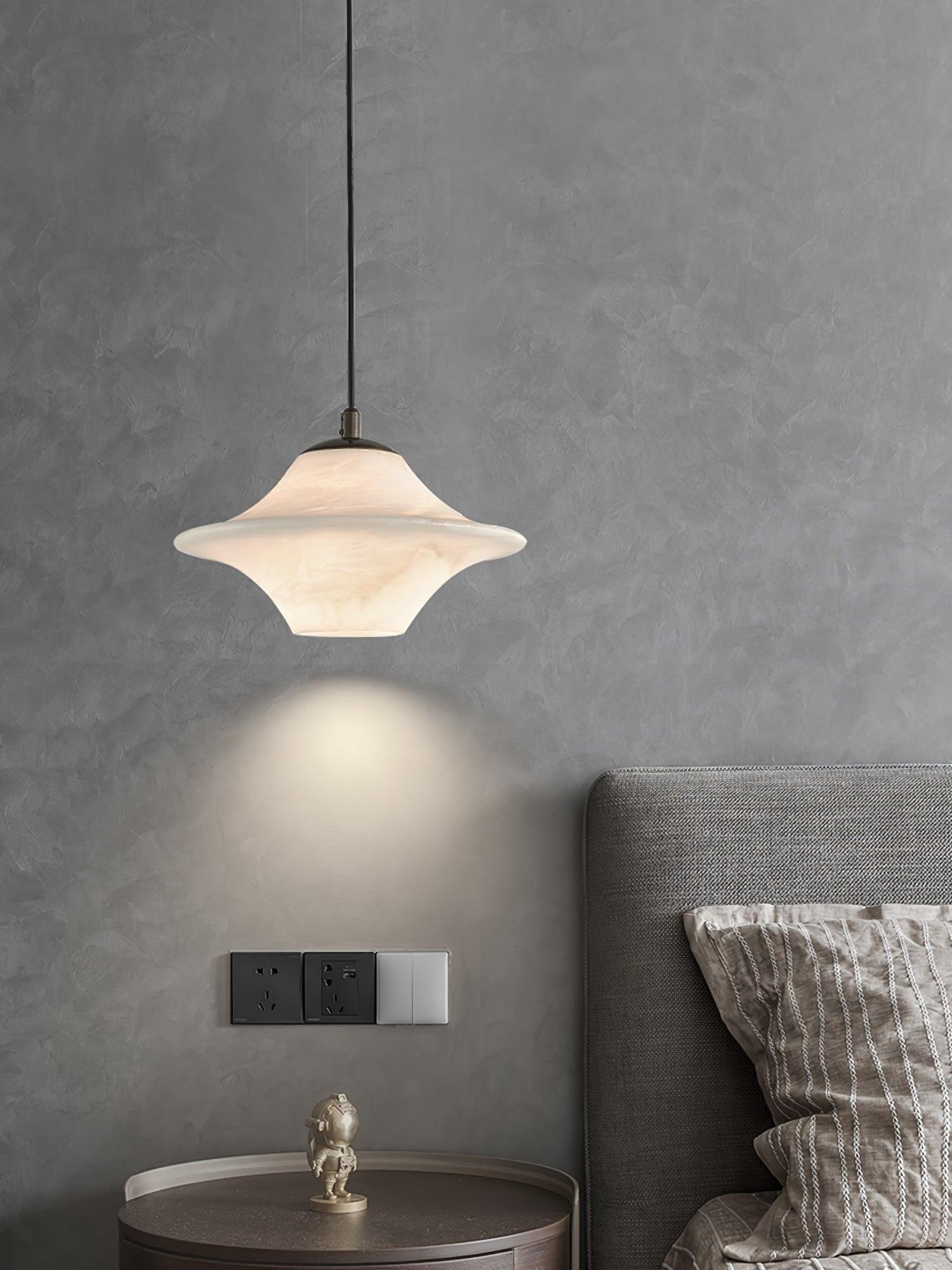 Elvina Alabaster Glow Pendant