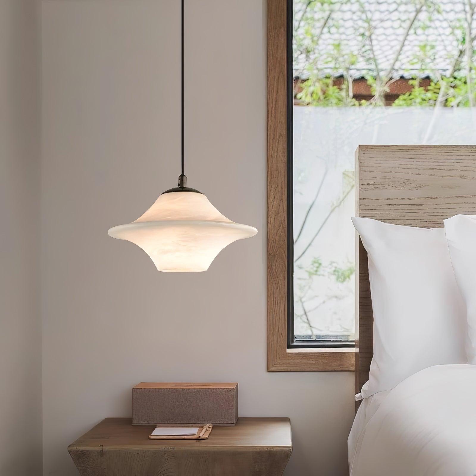 Elvina Alabaster Glow Pendant