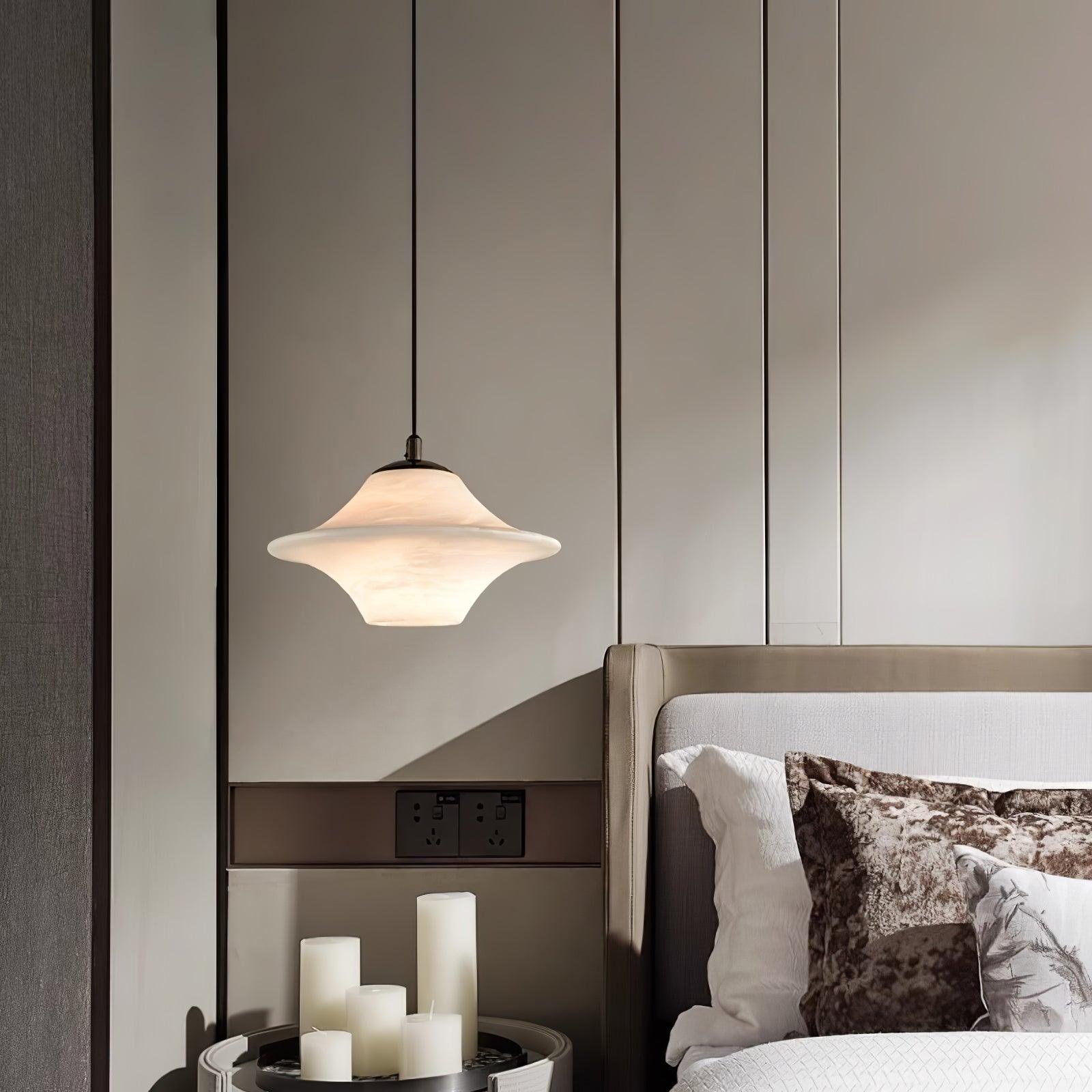Elvina Alabaster Glow Pendant