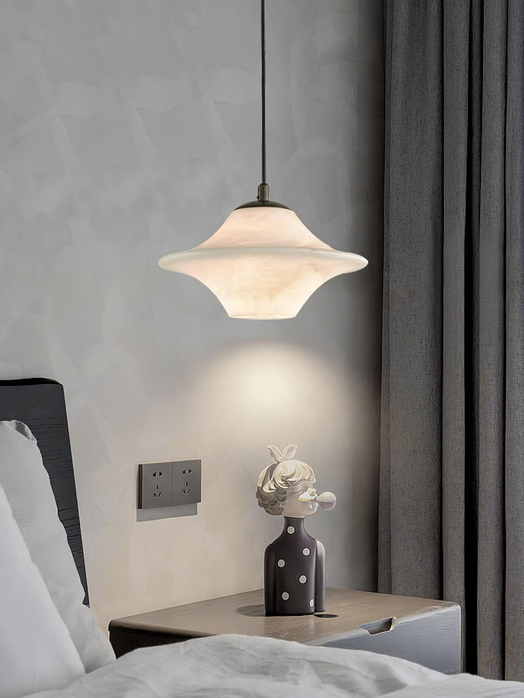 Elvina Alabaster Glow Pendant