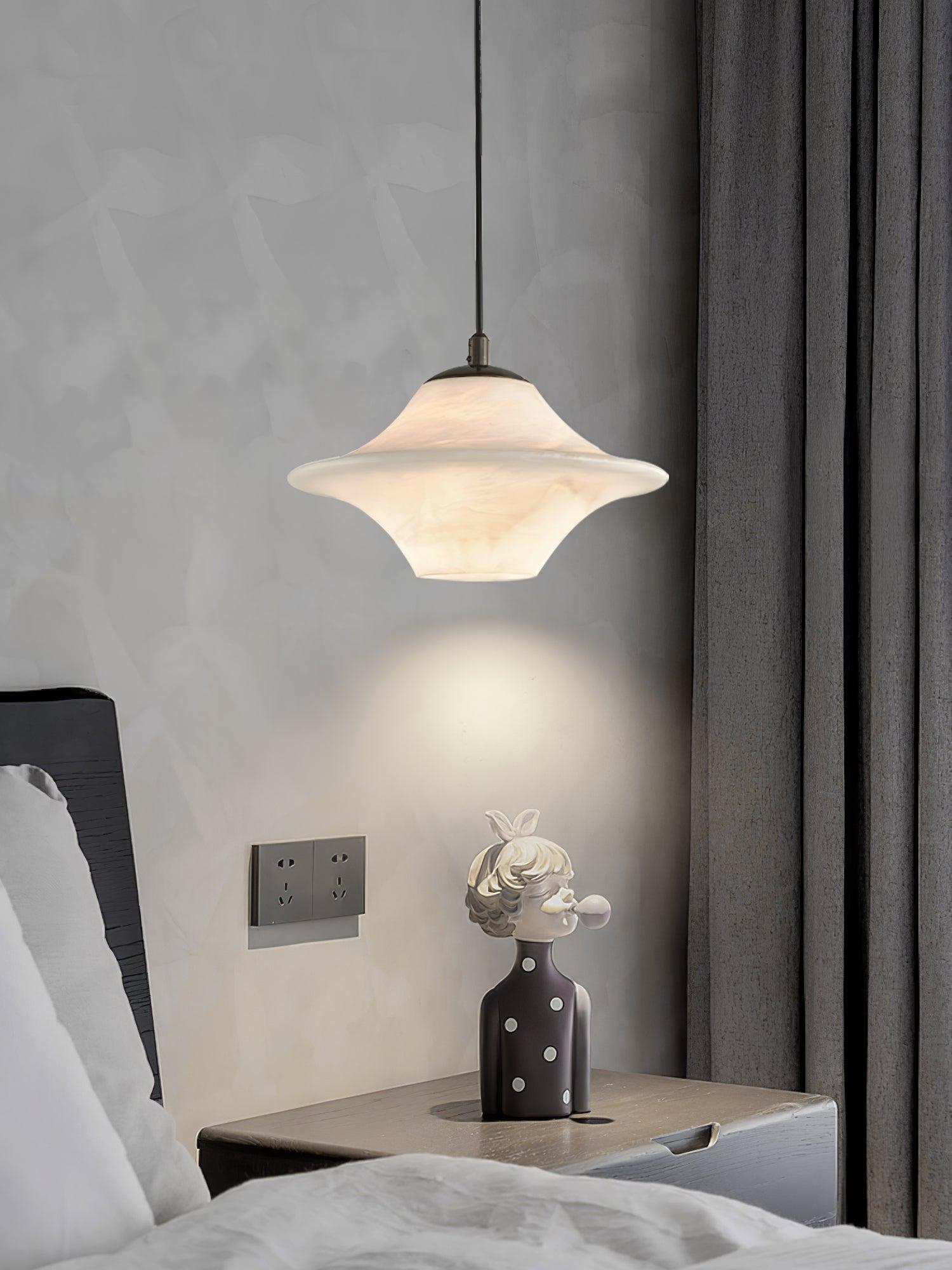 Elvina Alabaster Glow Pendant
