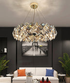 Calysera Round Crystal Chandelier