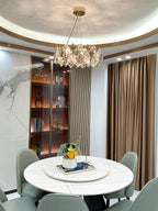 Calysera Round Crystal Chandelier