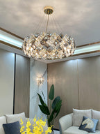 Calysera Round Crystal Chandelier