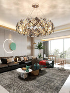 Calysera Round Crystal Chandelier