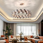 Calysera Round Crystal Chandelier