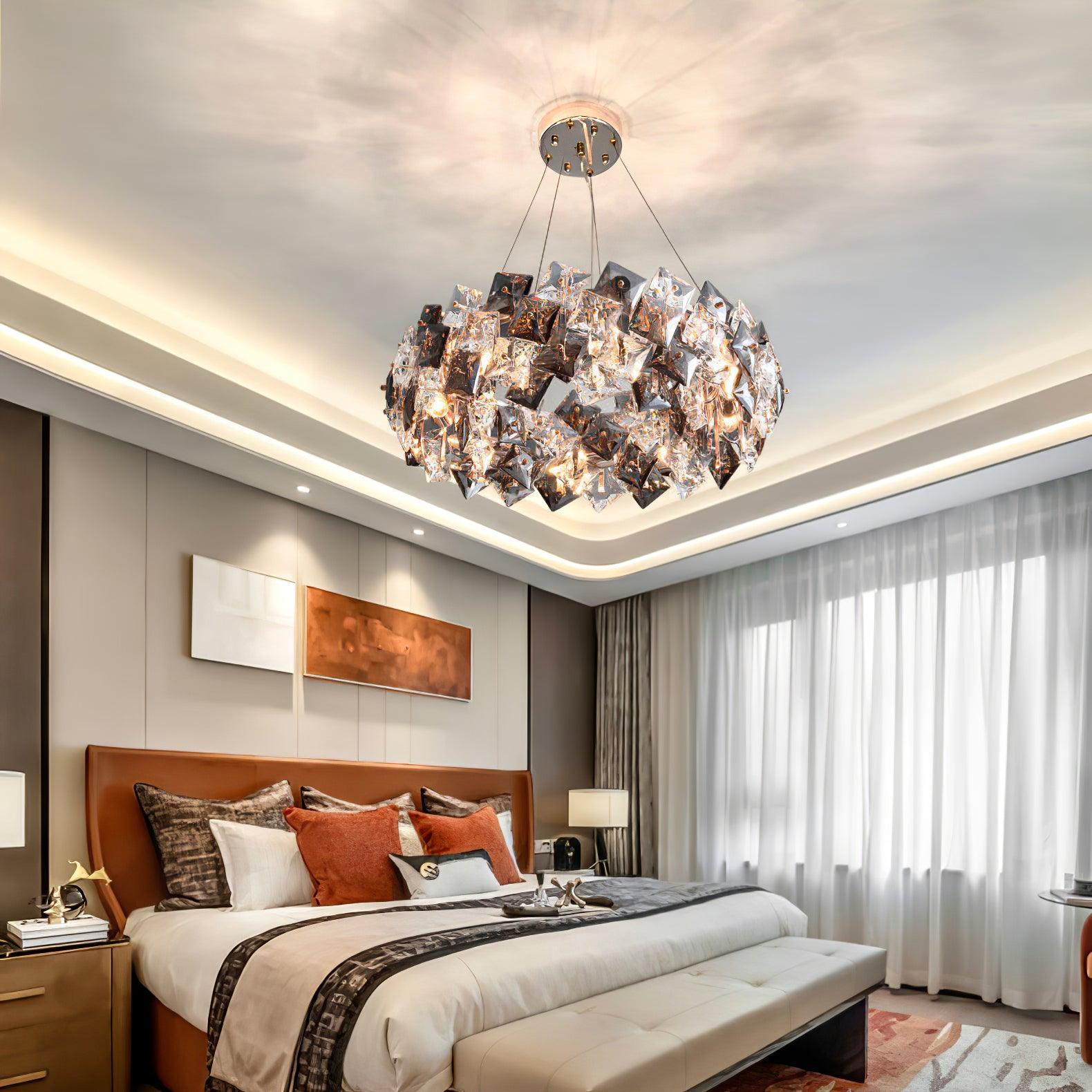 Calysera Round Crystal Chandelier