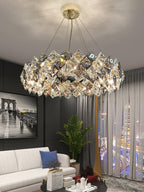 Calysera Round Crystal Chandelier