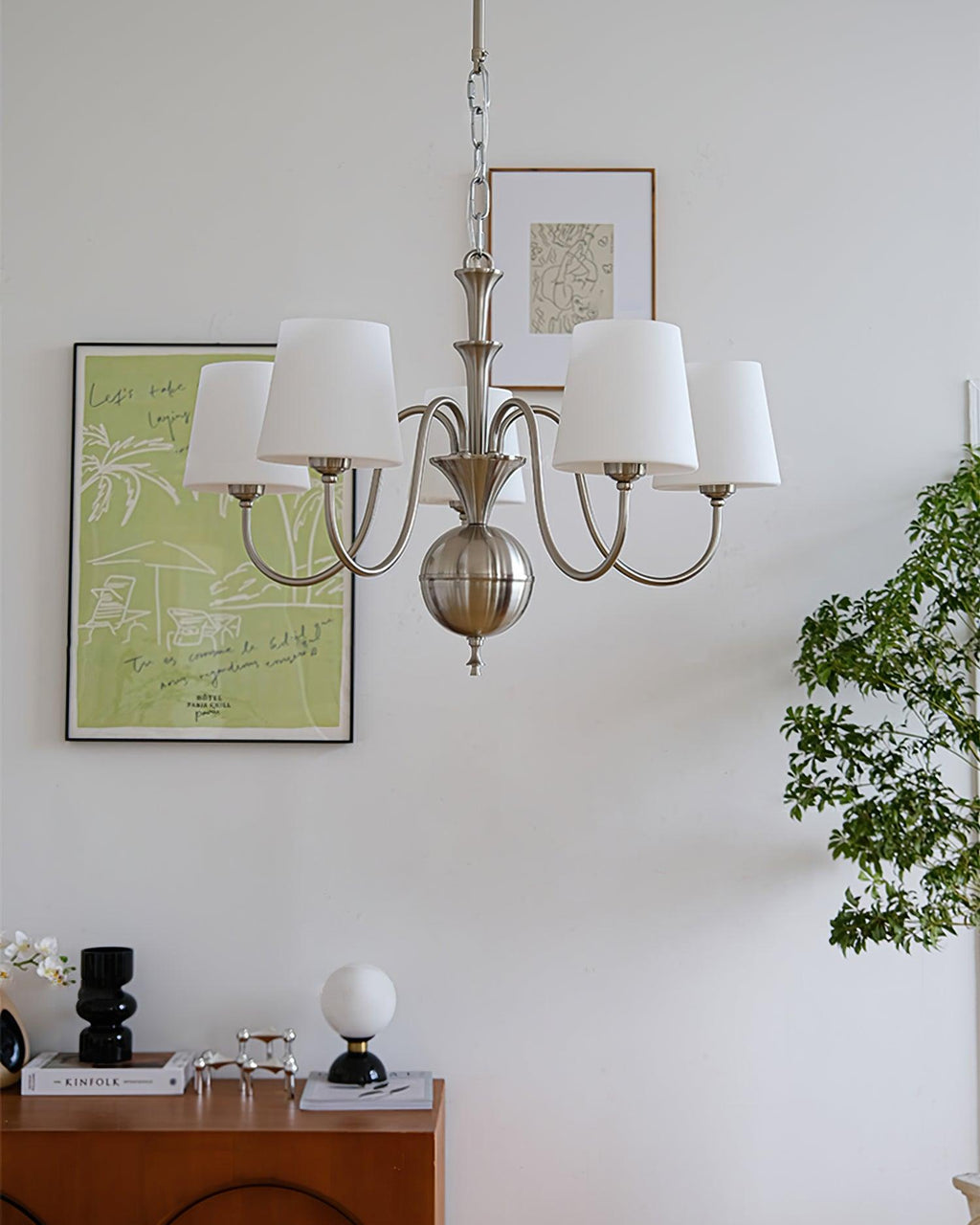 Silverine Glow Chandelier