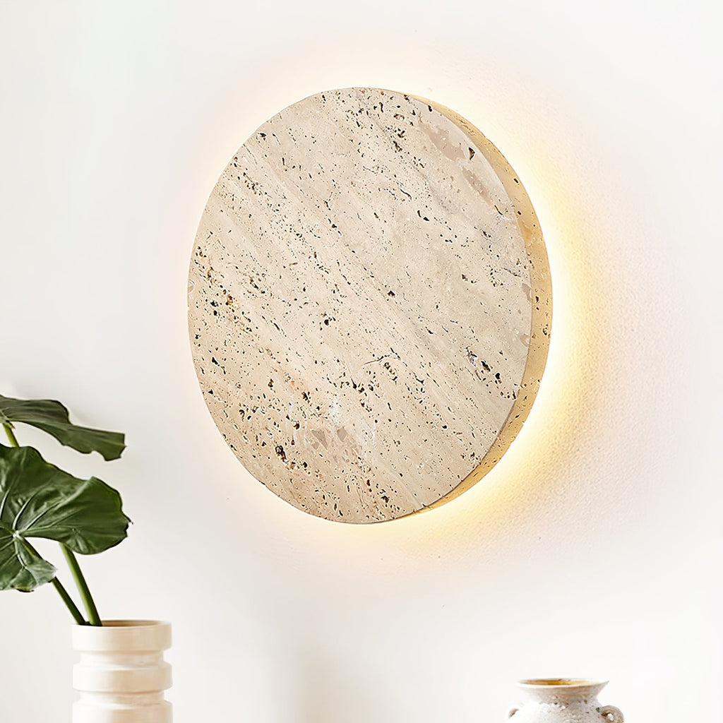 Thalira Travertine Harmony Sconce
