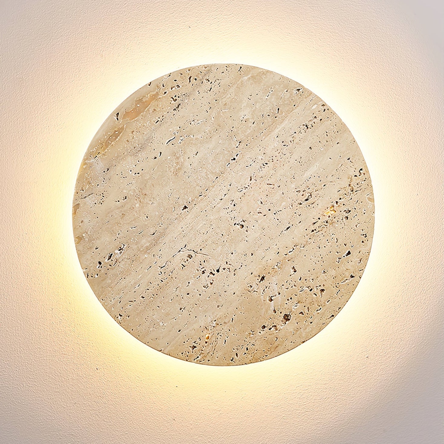 Thalira Travertine Harmony Sconce