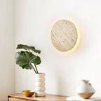 Thalira Travertine Harmony Sconce
