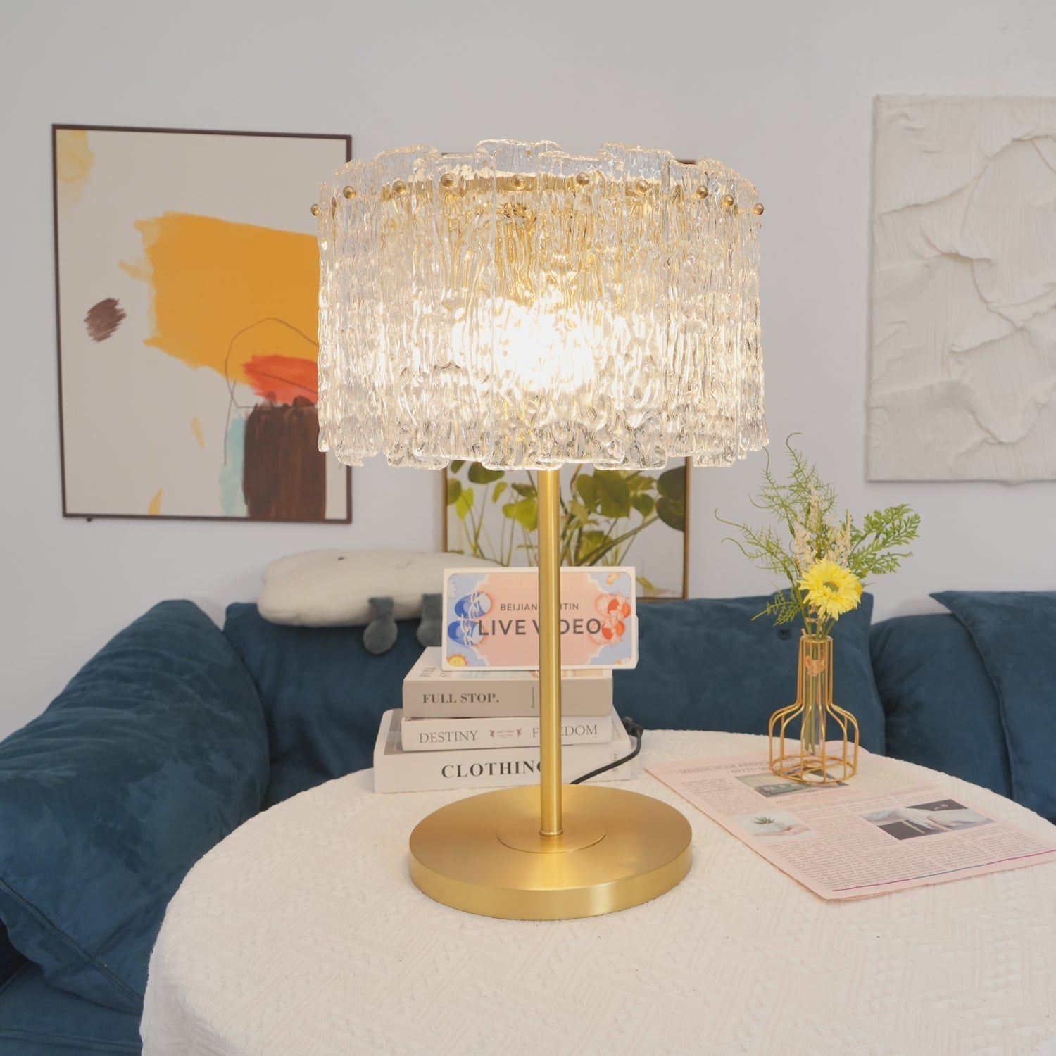 Crystal Brilliance Table Lamp