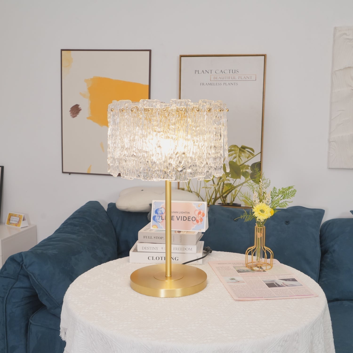 Crystal Brilliance Table Lamp