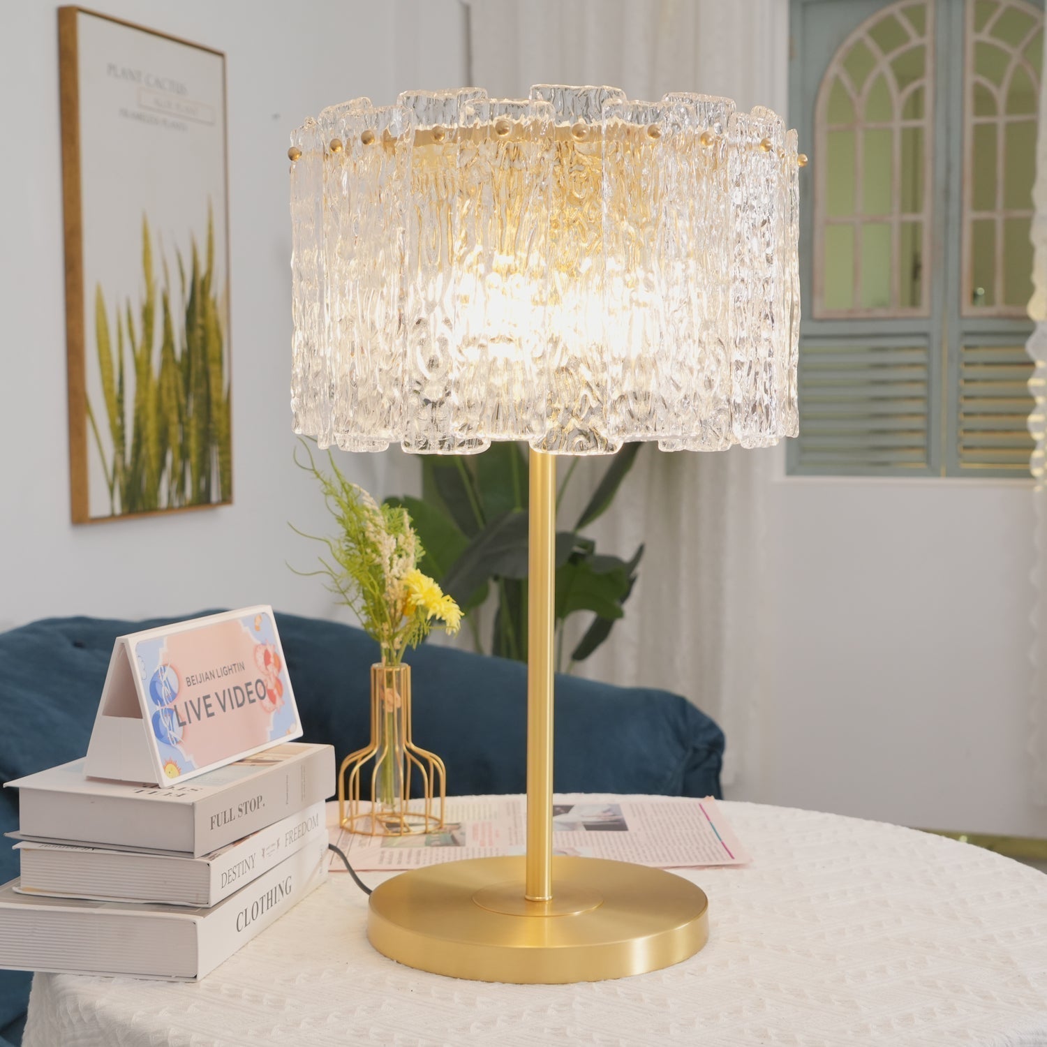 Crystal Brilliance Table Lamp