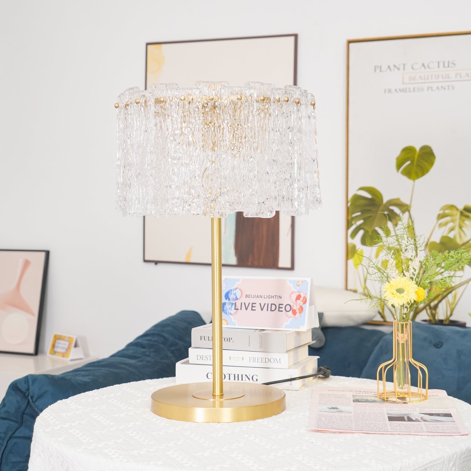 Crystal Brilliance Table Lamp