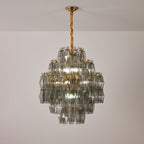 Noir Prism Glass Chandelier