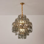 Noir Prism Glass Chandelier