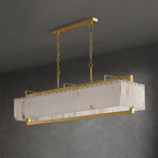 Selene Rectangular Alabaster Pendant
