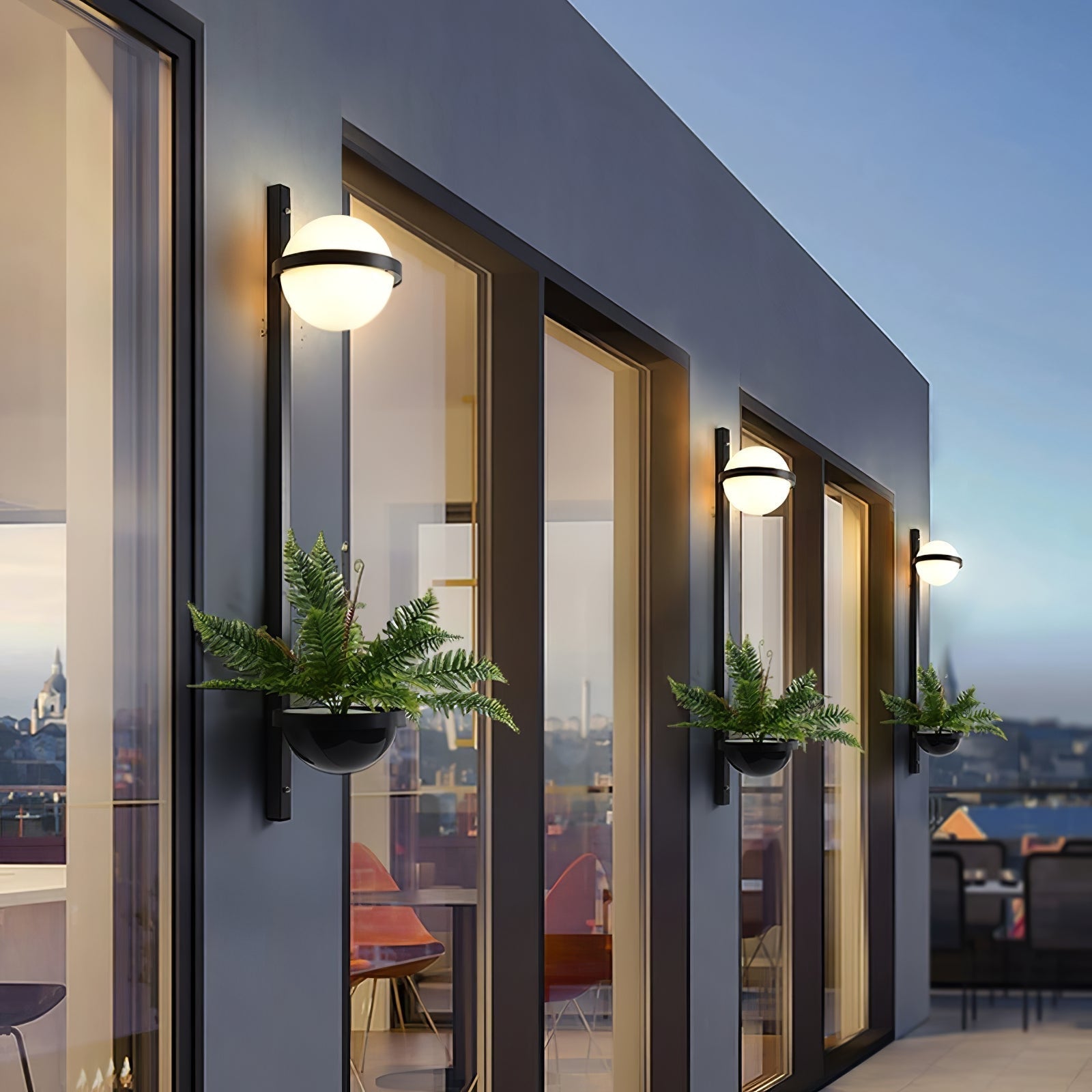 Liora Dual Globe Wall Light | Elegant Indoor & Outdoor Illumination