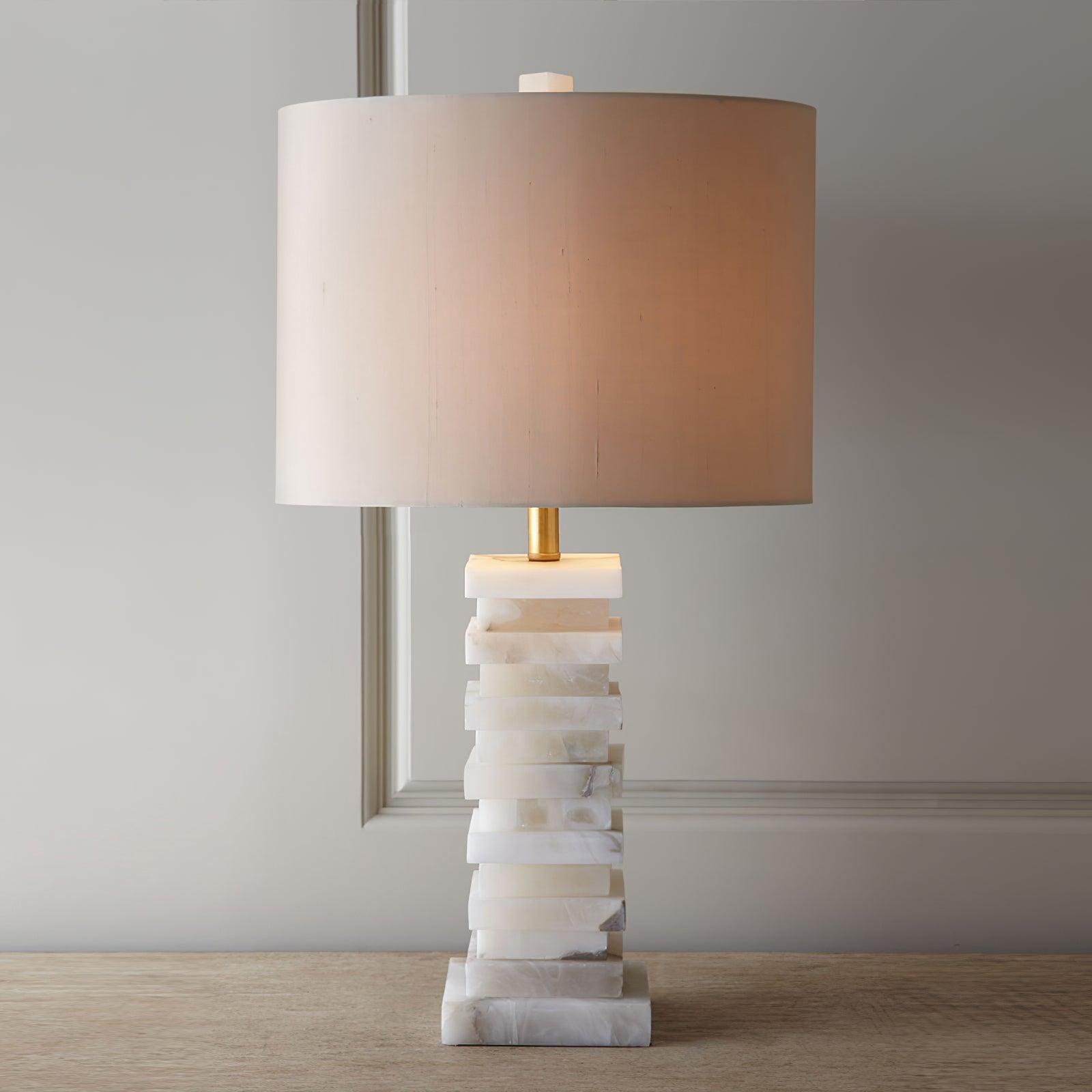 Evandra Alabaster Table Lamp
