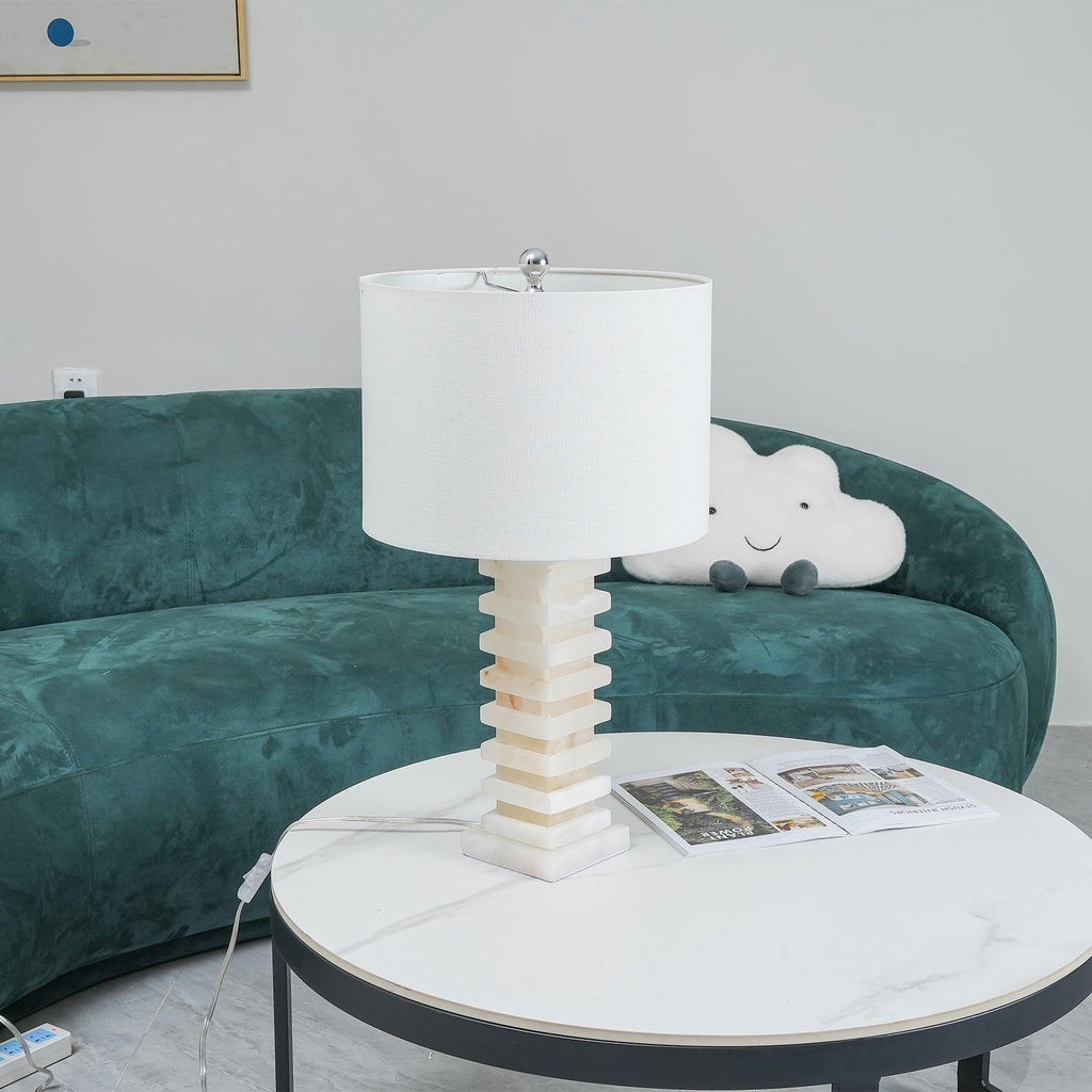 Evandra Alabaster Table Lamp