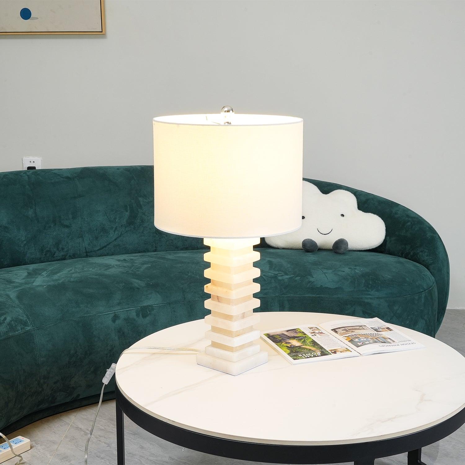 Evandra Alabaster Table Lamp