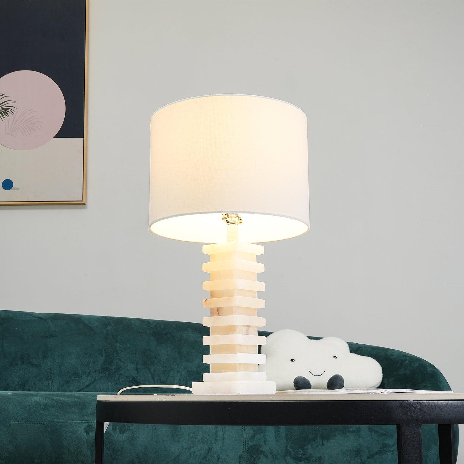 Evandra Alabaster Table Lamp