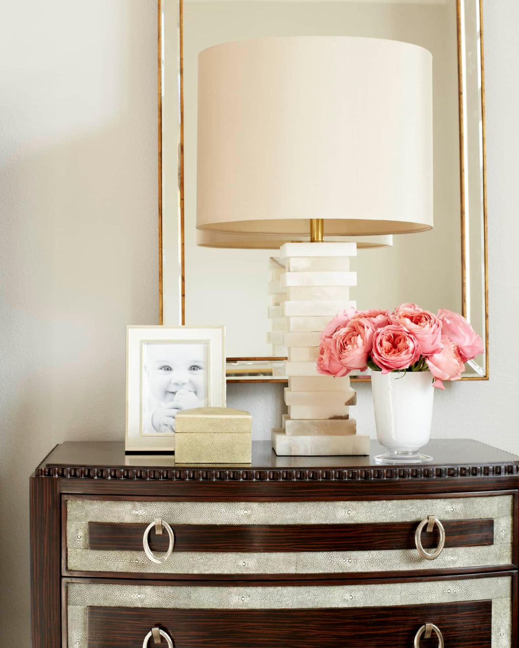 Evandra Alabaster Table Lamp