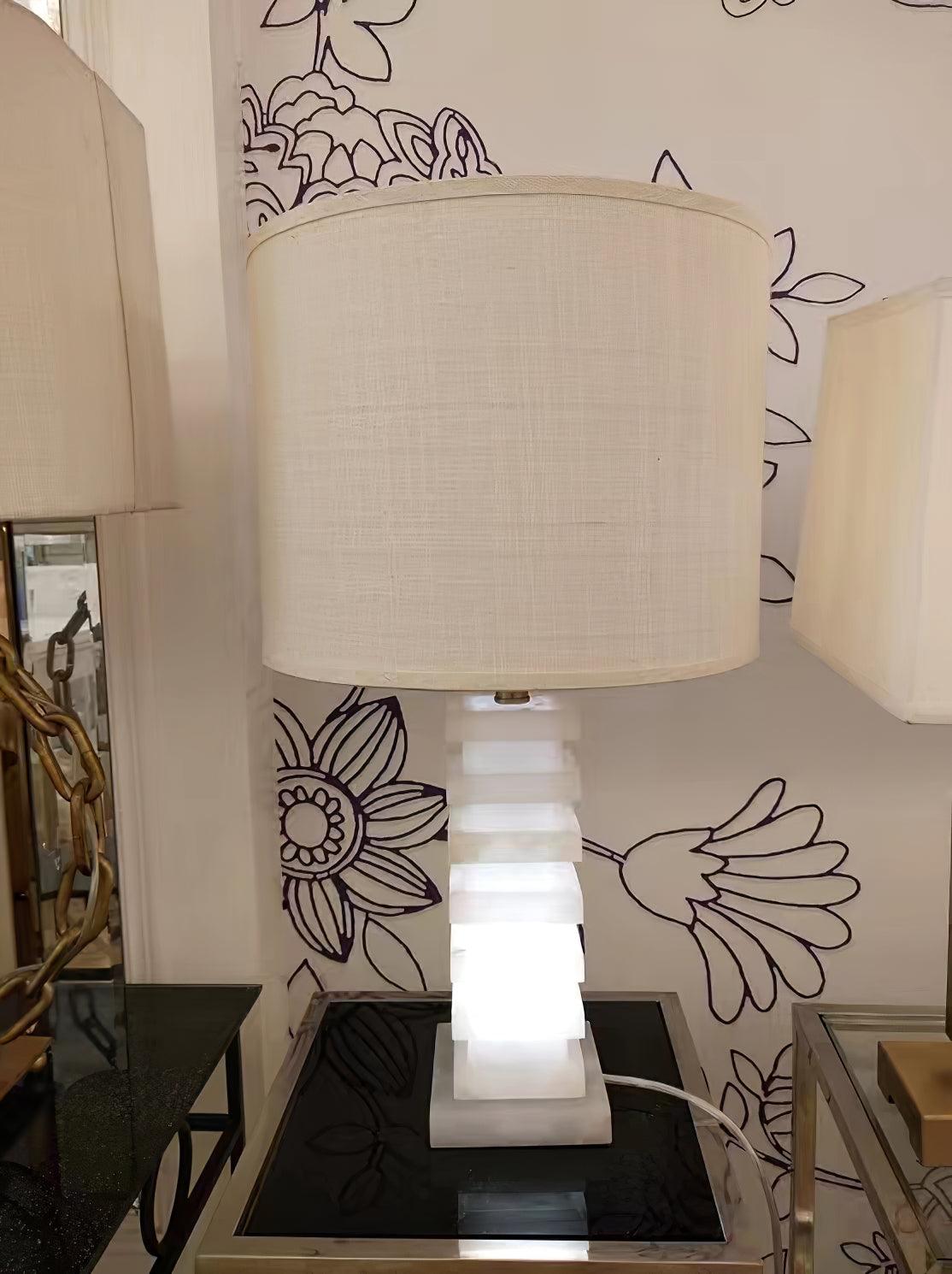 Evandra Alabaster Table Lamp
