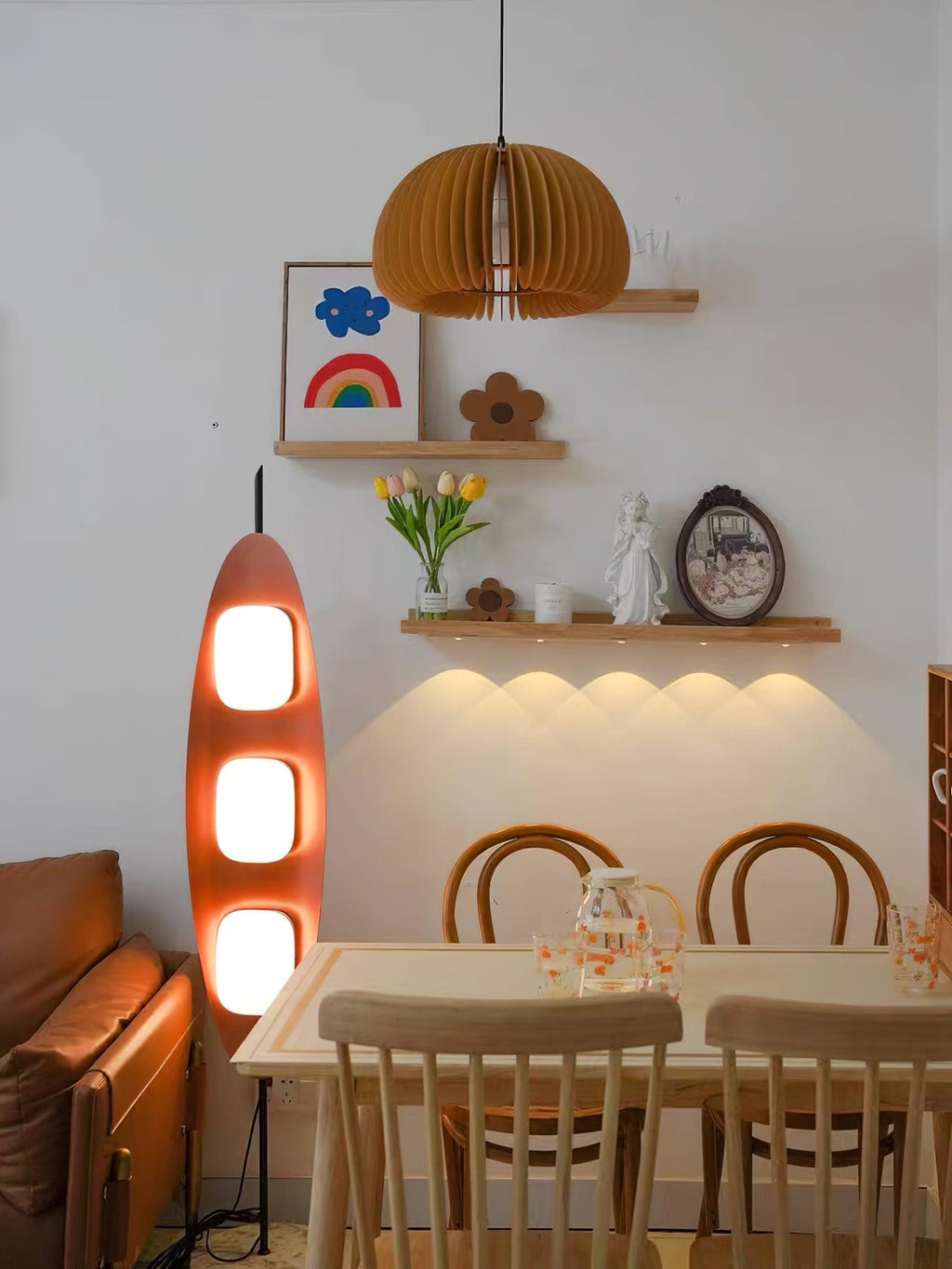 Aurica Marble Glow Floor Lamp