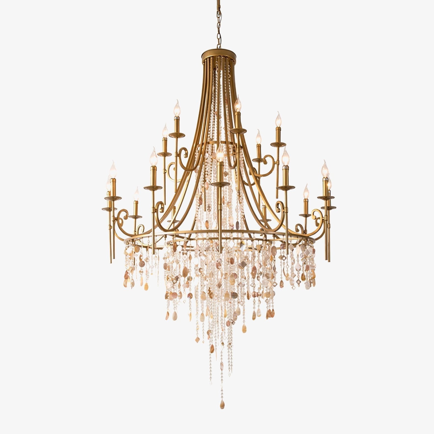 Seraphina Shell Cascade Chandelier